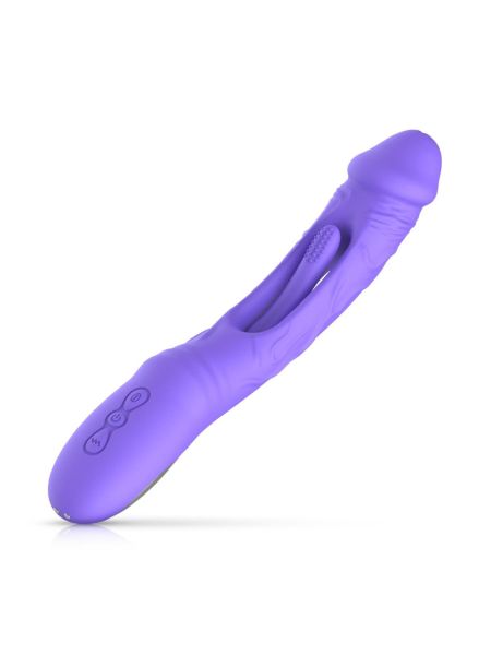 Good Vibes Only - Flax Vibrating Dildo with G-Spot Stimulator - 7