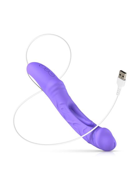 Good Vibes Only - Flax Vibrating Dildo with G-Spot Stimulator - 8
