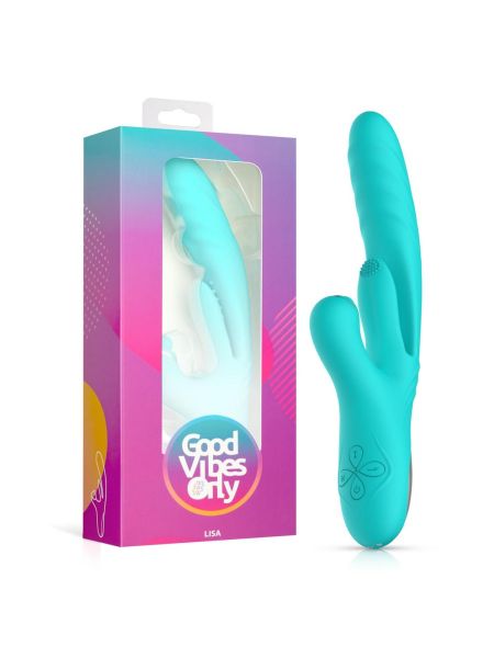 Good Vibes Only - Lisa Thrusting Rabbit Vibrator with G-Spot Stimulator