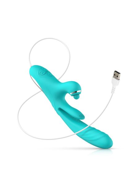 Good Vibes Only - Lisa Thrusting Rabbit Vibrator with G-Spot Stimulator - 8