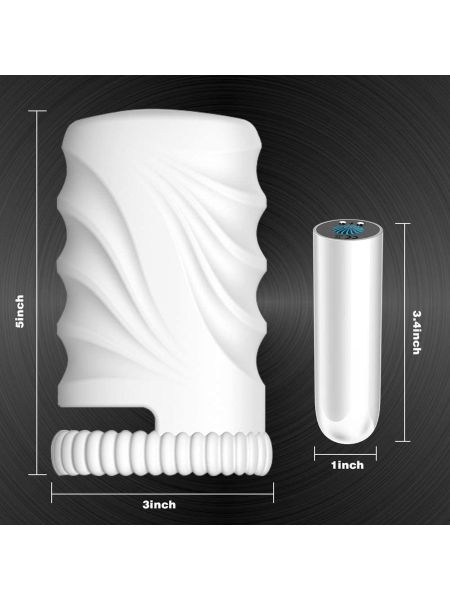 Soft Vibrating Bullet Stroker - 6