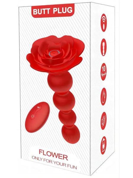 Rose rotating anal beads - 6