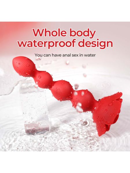 Rose rotating anal beads - 11