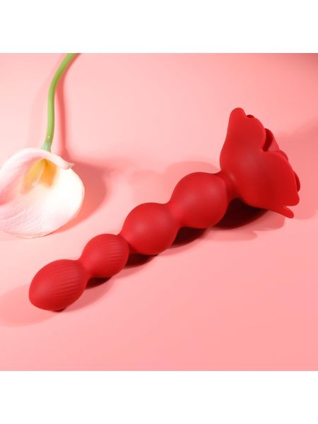 Rose rotating anal beads - 14