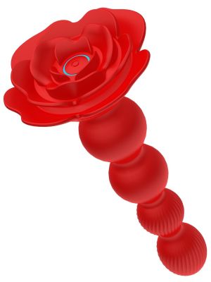 Rose rotating anal beads - image 2