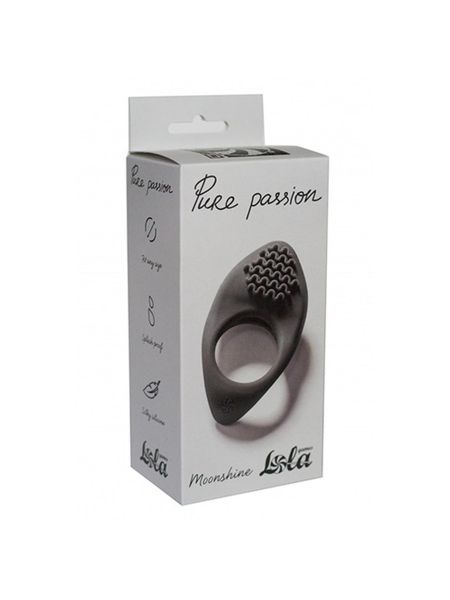Erection Vibroring Pure Passion Moonshine black