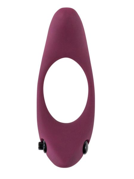 Pierścień-Erection Vibroring Pure Passion Lunar Wine Red - 2