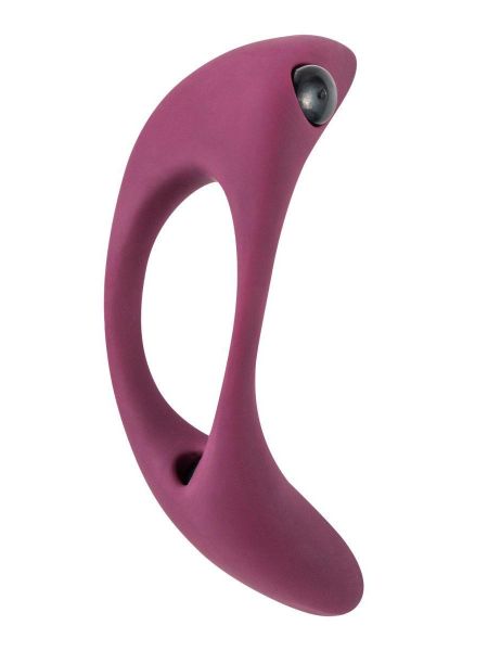 Pierścień-Erection Vibroring Pure Passion Lunar Wine Red - 3
