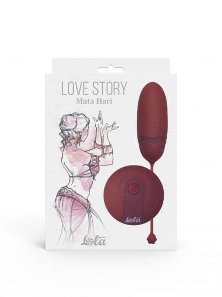Egg with Remote Control Love Story Mata Hari Wine Red - 2