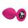 Plug-Anal Emotions Cutie Small Pink black crystal
