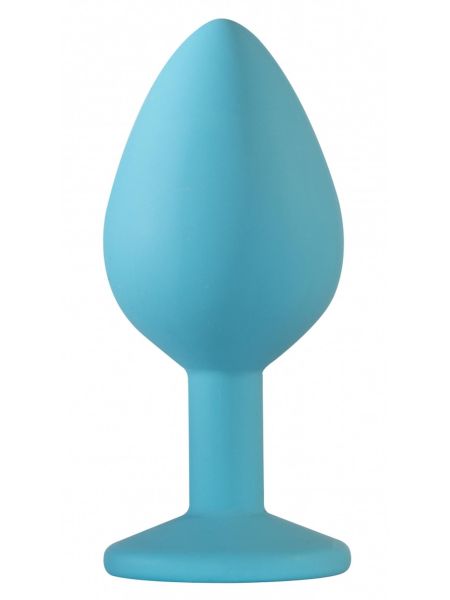 Plug-Anal Plug Emotions Cutie Medium Turquoise Pink crystal - 2