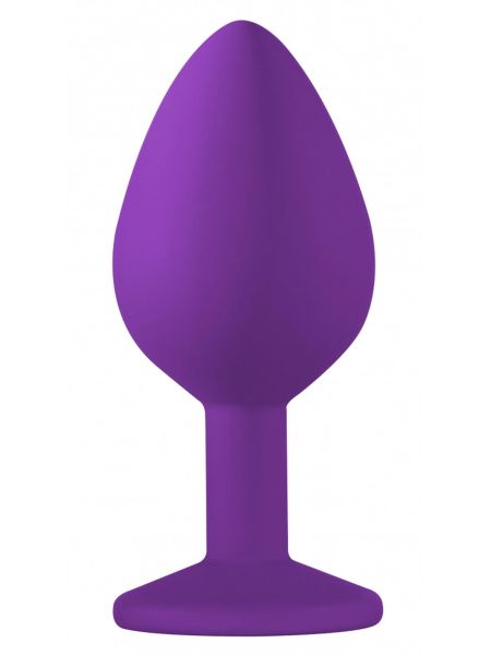Plug-Anal Plug Emotions Cutie Medium Purple Blue crystal - 2