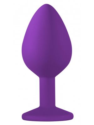 Plug-Anal Plug Emotions Cutie Medium Purple Blue crystal - image 2