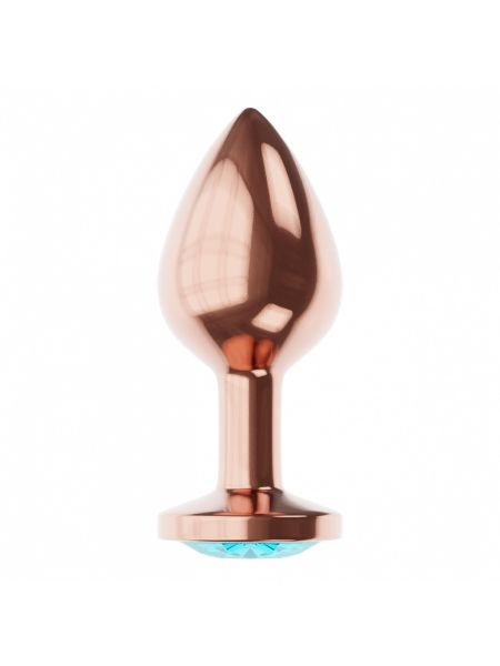 Plug-Butt Plug Diamond Topaz Shine L Rose Gold - 2
