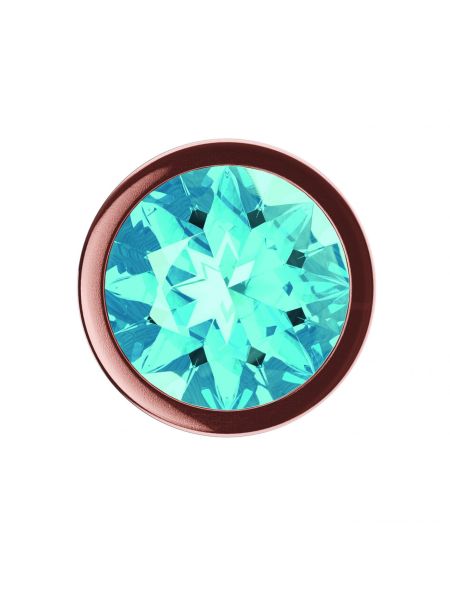 Plug-Butt Plug Diamond Topaz Shine L Rose Gold - 3