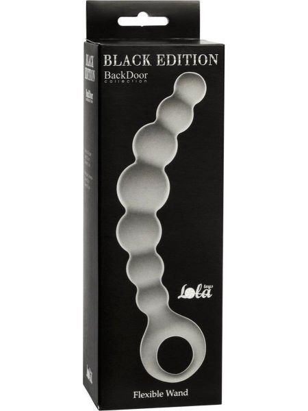 Plug-Anal Beads Flexible Wand Grey - 2