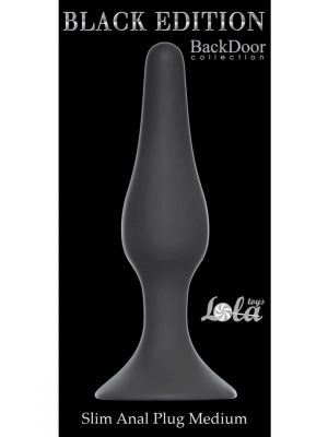 Plug-Slim Anal Plug Medium Black