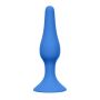 Plug-Slim Anal Plug Medium Blue - 3