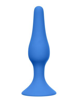 Plug-Slim Anal Plug Medium Blue - image 2