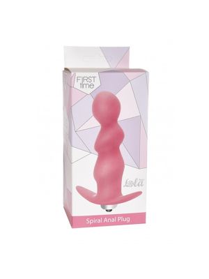 Plug- Spiral Anal Plug Pink