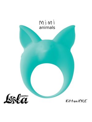 Pierścień- Vibrating Cockring MiMi Animals Kitten Kyle Green - image 2