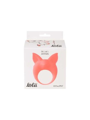 Pierscien- Vibrating Cockring MiMi Animals Kitten Kyle Orange - image 2