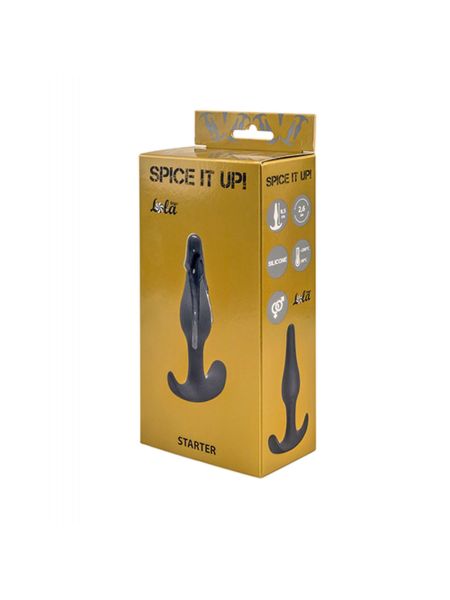 Plug-Anal plug Spice it up Starter Dark Grey