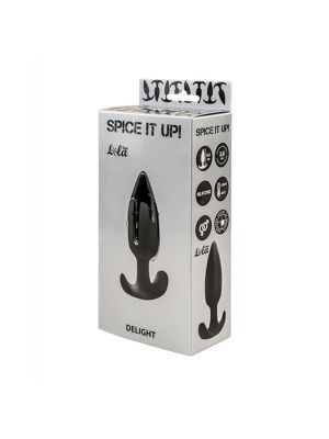 Plug-Anal plug with misplaced center of gravity Spice it up Delight Black