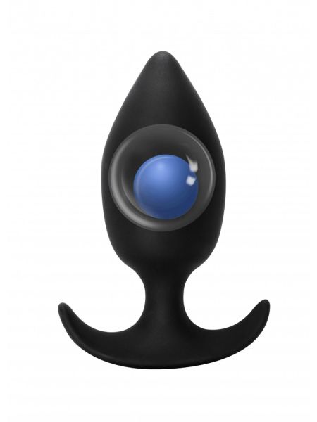 Plug-Anal plug with misplaced center of gravity Spice it up Insatiable Black - 3