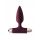 Vibrating Anal Plug Spice it up New Edition Glory Wine red