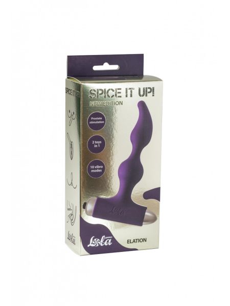 Vibrating Anal Plug Spice it up New Edition Elation Ultraviolet - 3