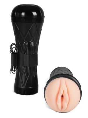 Masturbator-Vibrating Vagina cyber skin- Latarka
