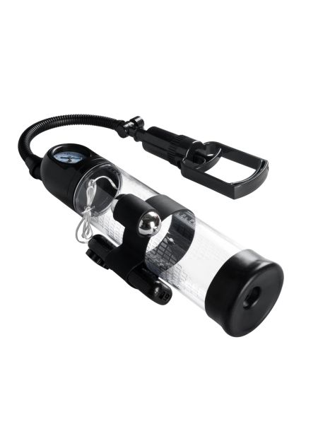 Pompka-Powerpump MASTER Vibrating - Black&Clear - 5