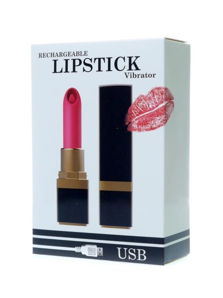 Stymulator-Lipstick Vibrator USB 10 functions - 9