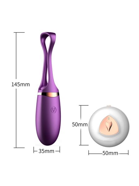 Jajko/wibr-Vibrating Silicone Love EGG USB 10 Function / Voice Control - 9