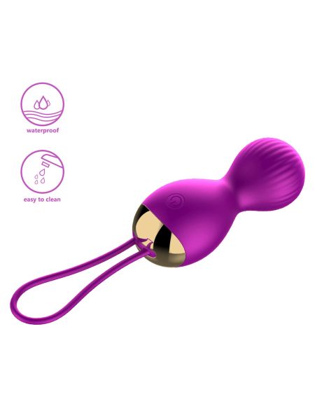 Kulki-Vibrating Silicone Kegel Balls USB 7 Function - 5