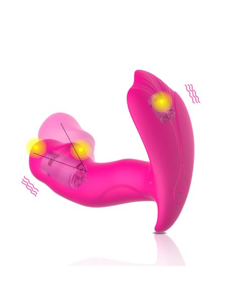 Stymulator-Silicone Panty Vibrator and Pulsator USB 10 Function / Heating - 5