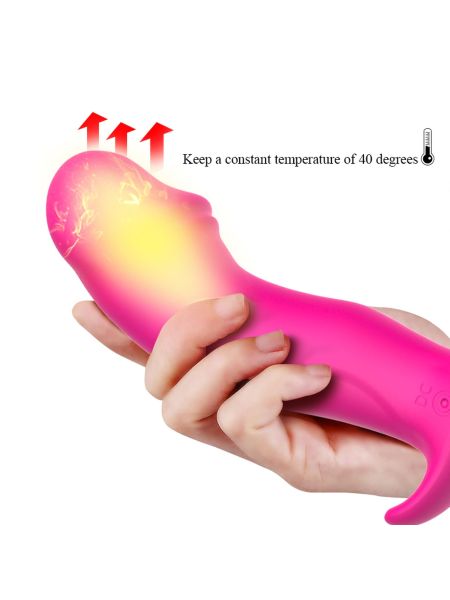 Stymulator-Silicone Panty Vibrator and Pulsator USB 10 Function / Heating - 8