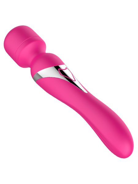 Stymulator - B - Series - Silicone Dual Massager Pulsator USB 7+7 Function (Pink)