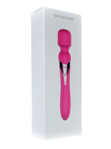 Stymulator - B - Series - Silicone Dual Massager Pulsator USB 7+7 Function (Pink) - 12