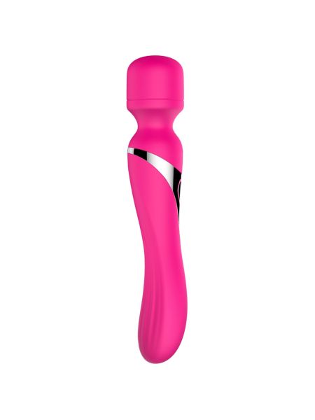 Stymulator - B - Series - Silicone Dual Massager Pulsator USB 7+7 Function (Pink) - 7