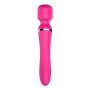 Stymulator - B - Series - Silicone Dual Massager Pulsator USB 7+7 Function (Pink) - 7
