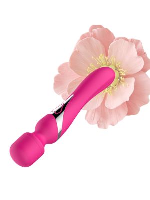 Stymulator - B - Series - Silicone Dual Massager Pulsator USB 7+7 Function (Pink) - image 2