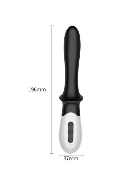 Wibrator-Silicone Prostate / G-spot Massager USB 10 Function / Heating - 7