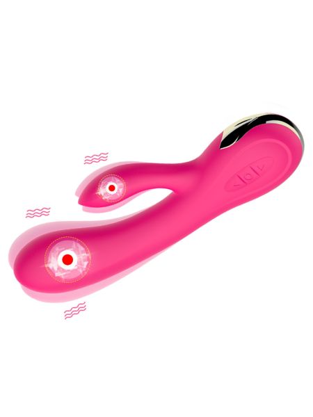 Wibrator-Silicone Vibrator USB 7 Function + Booster / Heating - 11