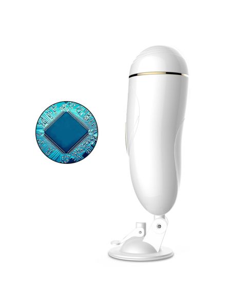 Masturbator-Vibrating Masturbation Cup USB 7 + Interactive Function / Talk Mode - 6