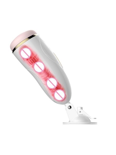 Masturbator-Vibrating Masturbation Cup USB 7 + Interactive Function / Talk Mode - 8