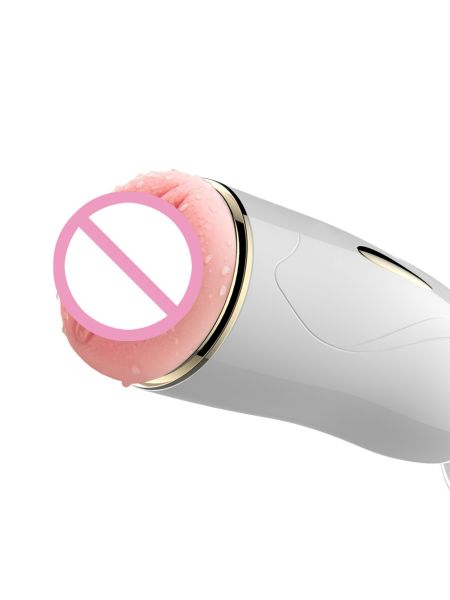 Masturbator-Vibrating Masturbation Cup USB 7 + Interactive Function / Talk Mode - 13