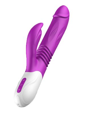 Wibrator-Silicone Vibrator USB 10 Function + Expander and Thrusting Function