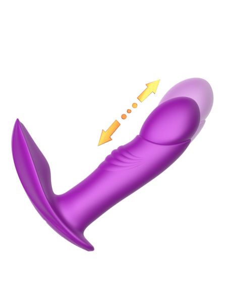 Stymulator - B - Series - Silicone Panty Vibrator USB 7 Function / Heating / Impact function - 4